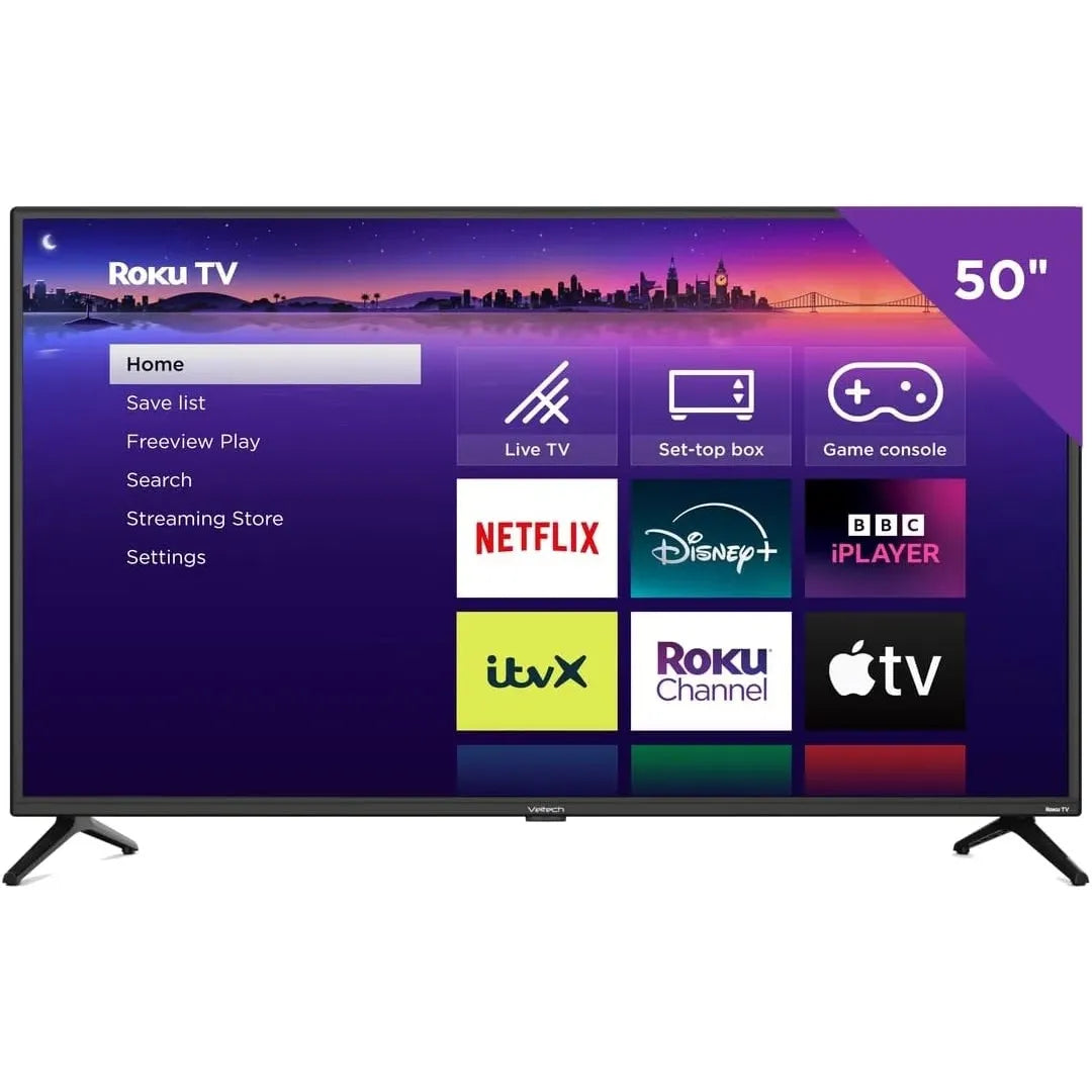 Buy Polaroid,Polaroid P50URF1315U 50 Inch Roku Smart TV – 4K Ultra HD LED UHD TV, Ultra Slim Frame, HDR, Dolby Audio, AirPlay, Wi-Fi - Gadcet UK | UK | London | Scotland | Wales| Near Me | Cheap | Pay In 3 | Televisions